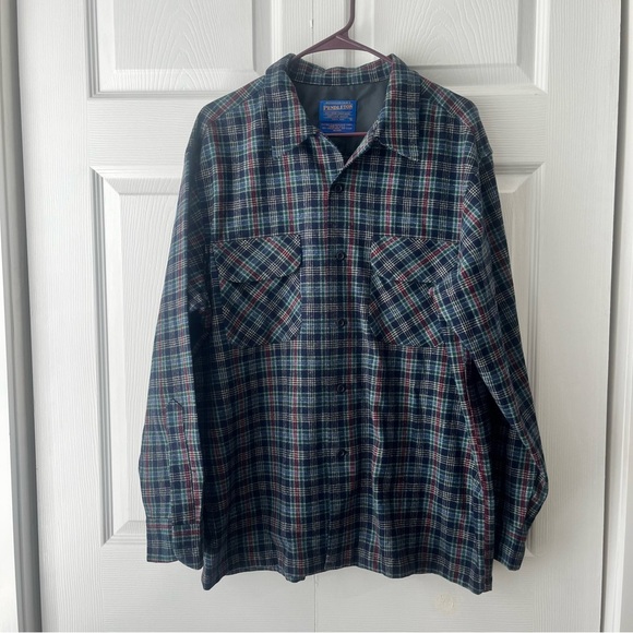Pendleton Other - Vintage Pendleton Shirt Wool Men's Large Country Traditionals Plaid USA Made